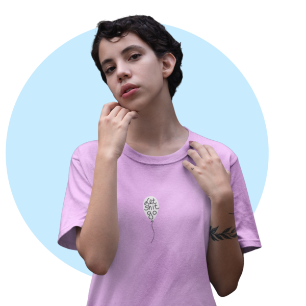 Lilac Let (Sh)it Go T-Shirt