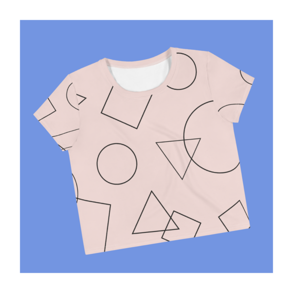 Pink Minimalist Crop Top