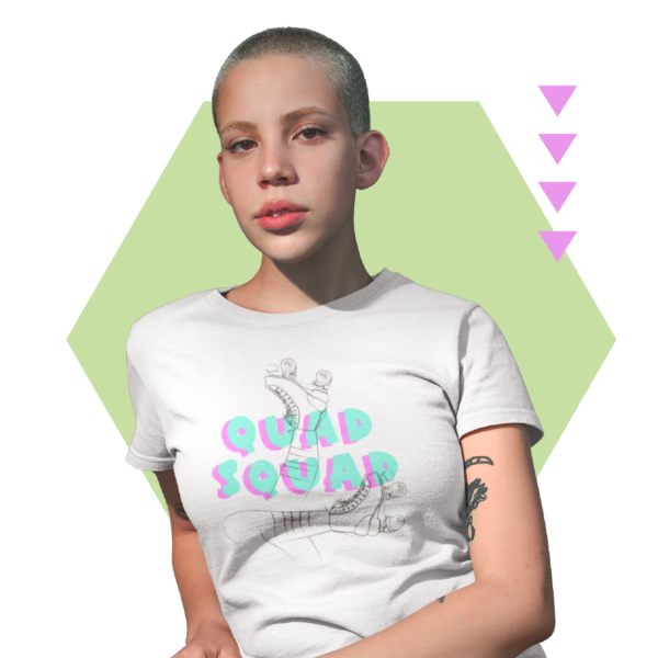 White Quad Squad T-Shirt